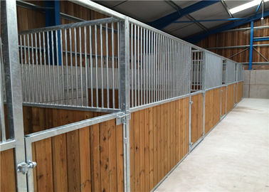 Peralatan Peternakan Horse Stable Box, Horse stall Panels Dengan 20mm Bamboowood